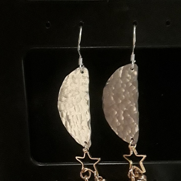 NWT Cat, moon, and stars earrings - Picture 3 of 3